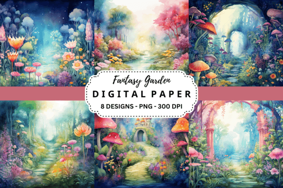 Fantasy Garden Watercolor Background: A Designer’s Real-Use Review