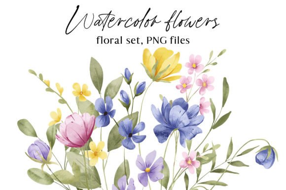 Floral Watercolor Set Flowers and Leaves – A Designer’s Real-World Review for Etsy & Print-on-Demand Sellers
