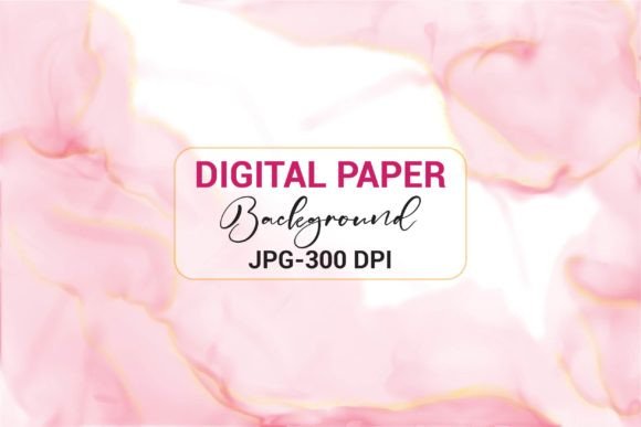 Pink Galaxy Watercolor Digital Paper for Content Publishers
