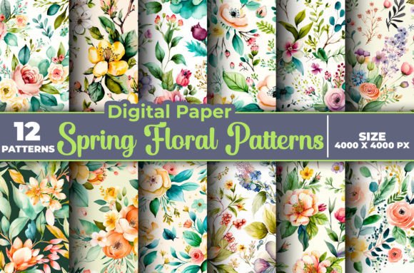Spring Floral Watercolor Background: A Seller’s Real-World Review for Patterns & Printables