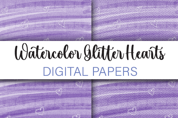Valentines Day Watercolor Hearts Paper Review