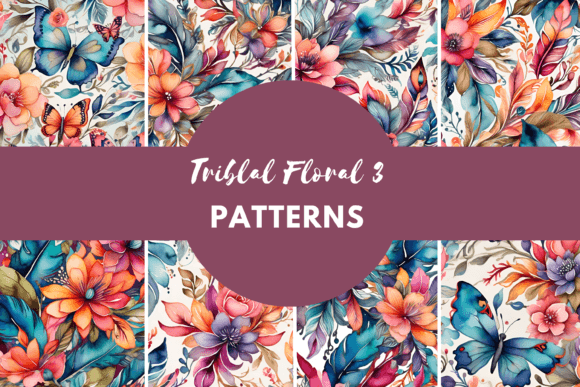 Watercolor Floral Tribal Pattern: A Seller’s Review for Digital & Print Products