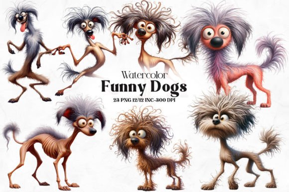 Watercolor Funny Dog Sublimation Clipart Review